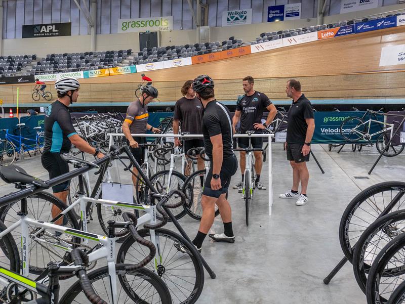 Emirates Team NZ - AC75 - Velodrome Training - March 4, 2024 - photo © Emirates Team New Zealand