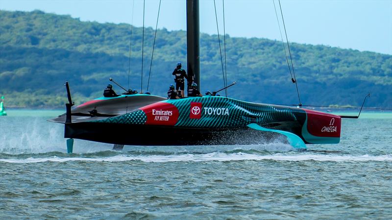 Emirates Team New Zealand- AC75 - Day 1 - April 12, 2024 - Auckland - photo © Sam Thom/America's Cup