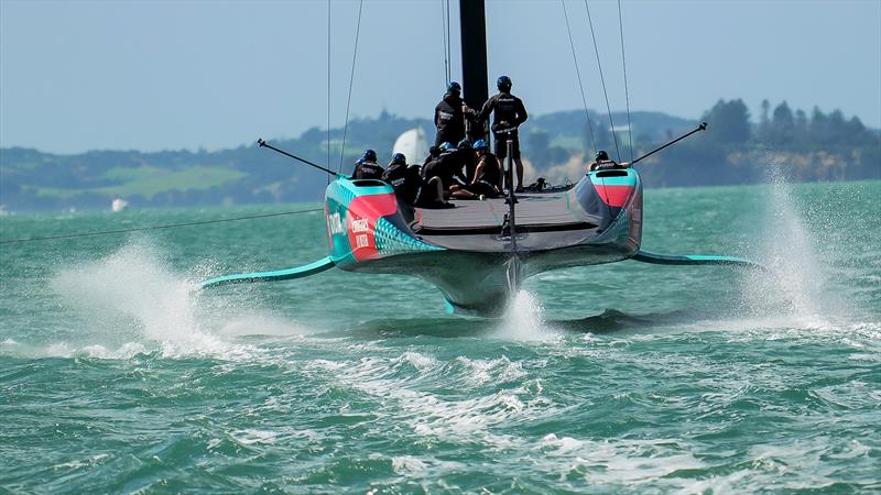 Emirates Team New Zealand- AC75 - Day 2 - April 14, 2024 - Auckland - photo © Sam Thom/America's Cup