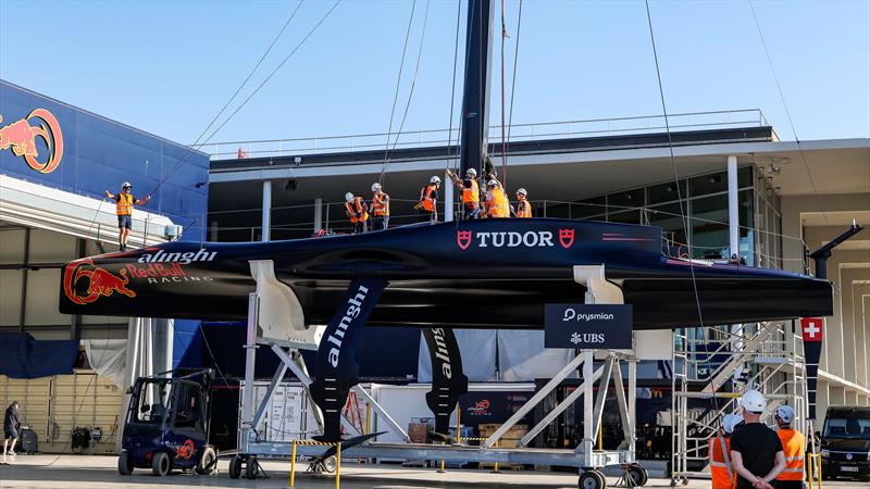 Alinghi Red Bull Racing - AC75 - Day 1 - April 16, 2024 - Barcelona - photo © Ugo Fonolla / America's Cup