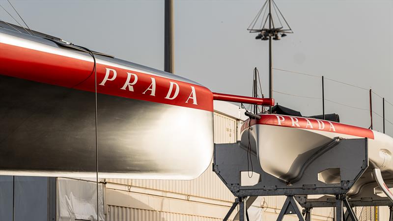 Luna Rossa Prada Pirelli - AC75 - Day 1 - April 16, 2024 - Cagliari photo copyright AC37 Joint Recon Team taken at Circolo della Vela Sicilia and featuring the AC75 class