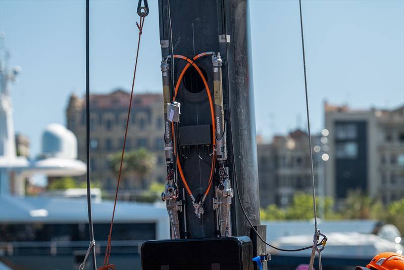 INEOS Britannia - AC75 - Day 1 - April 20, 2024 - Barcelona - photo © Alex Carabi / America's Cup