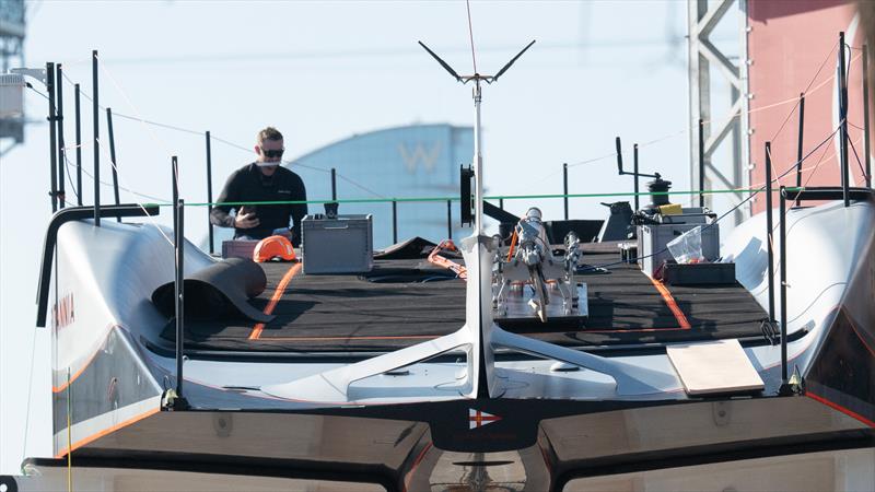 INEOS Britannia - AC75 - Day 1 - April 20, 2024 - Barcelona - photo © Alex Carabi / America's Cup