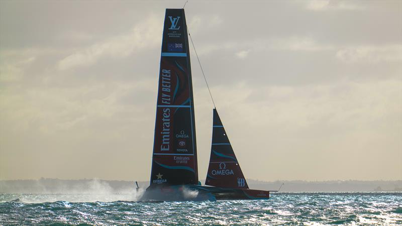 Emirates Team New Zealand- AC75 - Day 7 - April 22, 2024 - Auckland - photo © Sam Thom/America's Cup