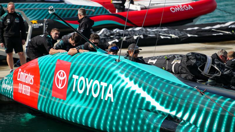 Emirates Team New Zealand- AC75 - Day 7 - April 22, 2024 - Auckland - photo © Sam Thom/America's Cup