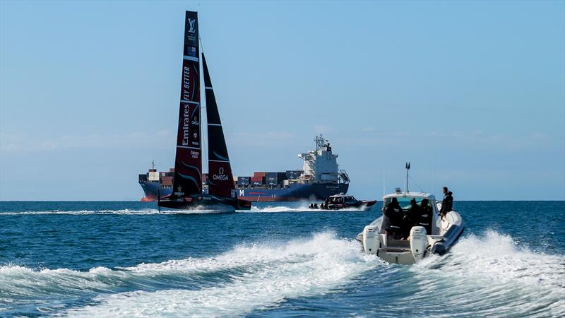 Emirates Team New Zealand- AC75 - Day 8 - April 23, 2024 - Auckland - photo © Sam Thom/America's Cup