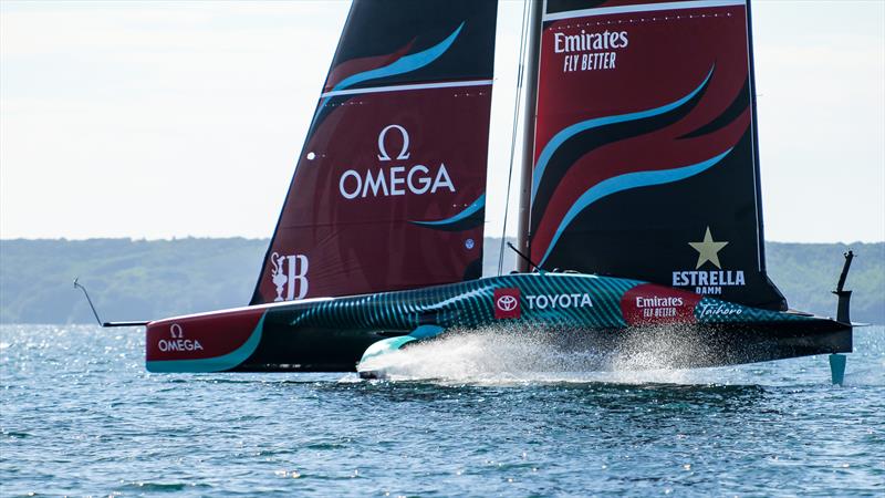 Emirates Team New Zealand- AC75 - Day 8 - April 23, 2024 - Auckland - photo © Sam Thom/America's Cup