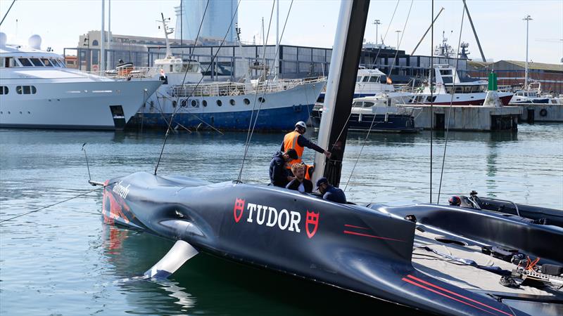 Alinghi Red Bull Racing- AC75 - Day 5 - April 23, 2024 - Barcelona - photo © Ugo Fonolla / America's Cup