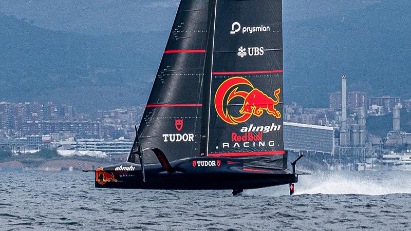 Alinghi Red Bull Racing- AC75 - Day 5 - April 23, 2024 - Barcelona photo copyright Ugo Fonolla / America's Cup taken at Société Nautique de Genève and featuring the AC75 class