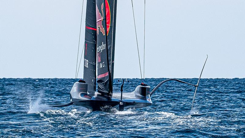 Alinghi Red Bull Racing- AC75 - Day 5 - April 23, 2024 - Barcelona photo copyright Ugo Fonolla / America's Cup taken at Société Nautique de Genève and featuring the AC75 class