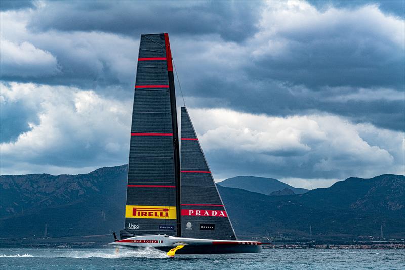 Luna Rossa Prada Pirelli - AC75 - Day 5 - April 25, 2024 - Cagliari - photo © Ivo Rovira / America's Cup