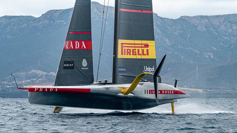 Luna Rossa Prada Pirelli - AC75 - Day 5 - April 25, 2024 - Cagliari photo copyright Ivo Rovira / America's Cup taken at Circolo della Vela Sicilia and featuring the AC75 class