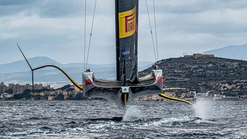 Luna Rossa Prada Pirelli - AC75 - Day 5 - April 25, 2024 - Cagliari photo copyright Ivo Rovira / America's Cup taken at Circolo della Vela Sicilia and featuring the AC75 class