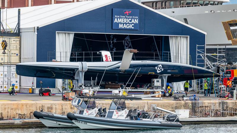 American Magic - AC40 - Day 0 - April 25, 2024 - Barcelona - photo © Job Vermeulen / America's Cup