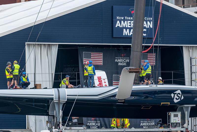 American Magic - AC40 - Day 0 - April 25, 2024 - Barcelona photo copyright Job Vermeulen / America's Cup taken at New York Yacht Club and featuring the AC75 class