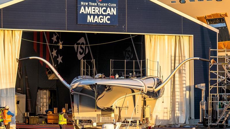 American Magic - AC40 - Day 0 - April 25, 2024 - Barcelona - photo © Job Vermeulen / America's Cup