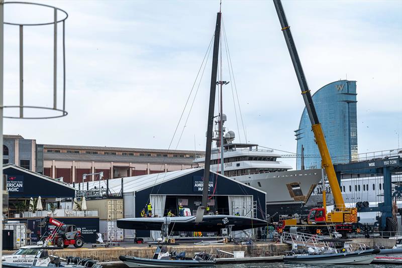 American Magic - AC40 - Day 0 - April 25, 2024 - Barcelona - photo © Job Vermeulen / America's Cup