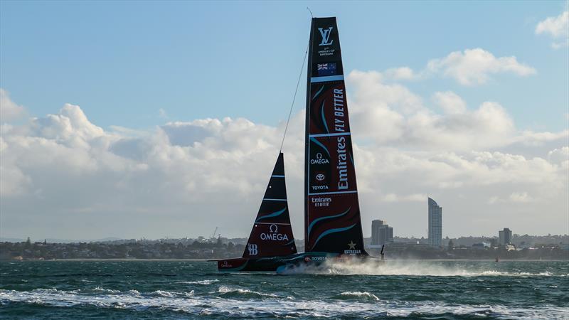 Emirates Team New Zealand- AC75 - Day 10 - April 26, 2024 - Auckland - photo © Sam Thom / America's Cup