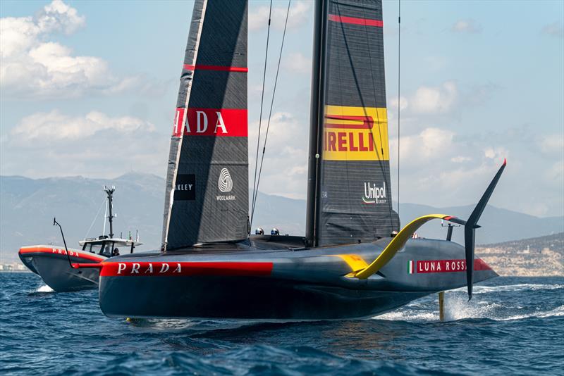 Luna Rossa Prada Pirelli - AC75 - Day 6 - April 26, 2024 - Cagliari photo copyright Ivo Rovira / America's Cup taken at Circolo della Vela Sicilia and featuring the AC75 class