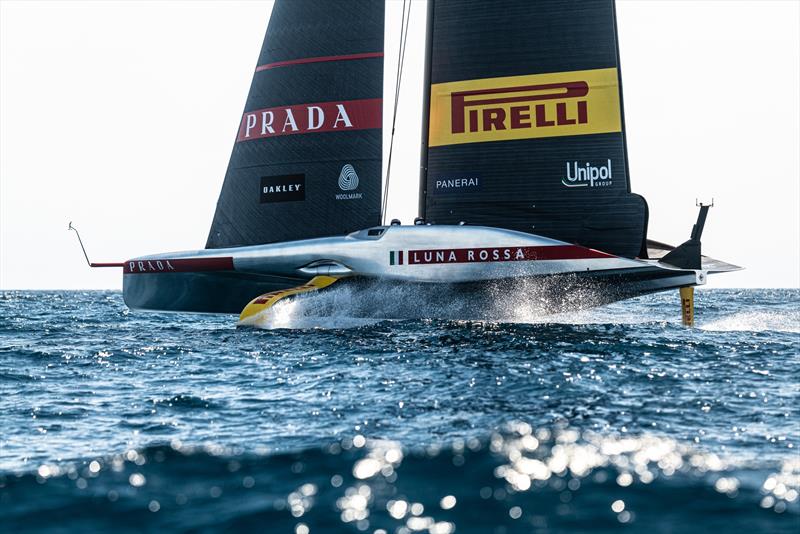 Luna Rossa Prada Pirelli - AC75 - Day 6 - April 26, 2024 - Cagliari - photo © Ivo Rovira / America's Cup