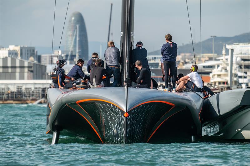 INEOS Britannia - AC75 - Day 0 - April 26, 2024 - Cagliari photo copyright Alex Carabi / America's Cup taken at Royal Yacht Squadron and featuring the AC75 class