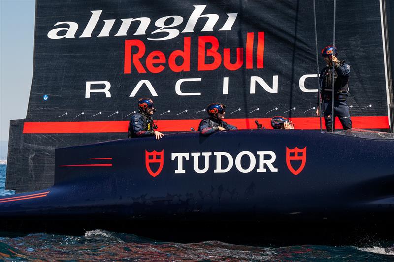 Nils Theuninck, Marco Odermatt, Arnaud Psarofaghis, Bryan Mettraux, Alinghi Red Bull Racing - photo © Olaf Pignataro / Alinghi Red Bull Racing / Red Bull Content Pool