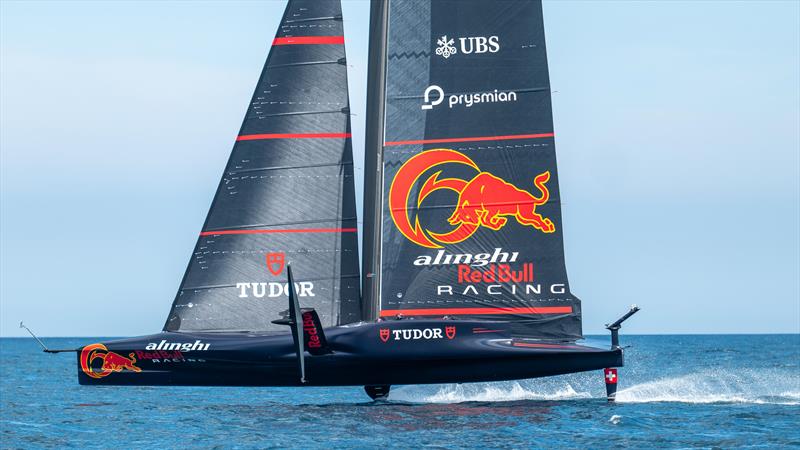 Alinghi Red Bull Racing - AC75 - Day 9 - May 1, 2024 - Barcelona photo copyright Paul Todd/America's Cup taken at Société Nautique de Genève and featuring the AC75 class