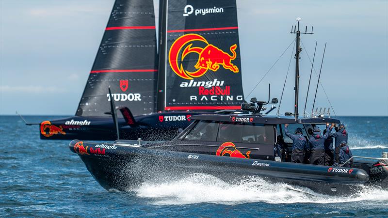 Alinghi Red Bull Racing - AC75 - Day 9 - May 1, 2024 - Barcelona photo copyright Paul Todd/America's Cup taken at Société Nautique de Genève and featuring the AC75 class