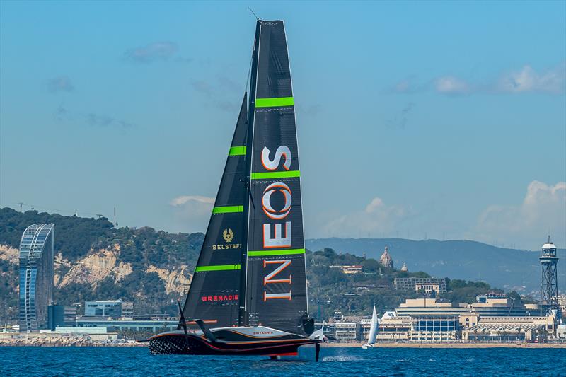 INEOS Britannia - AC75 - Day 5 - May 3, 2024 - Barcelona photo copyright Job Vermeulen / America's Cup taken at Royal Yacht Squadron and featuring the AC75 class