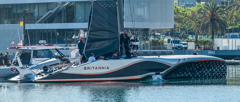 INEOS Britannia - AC75 - Day 5 - May 3, 2024 - Barcelona photo copyright Job Vermeulen / America's Cup taken at Royal Yacht Squadron and featuring the AC75 class