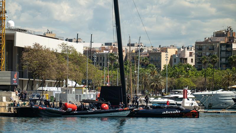 Alinghi Red Bull Racing - AC75 - Day 13 - May 8, 2024 - Barcelona - photo © Paul Todd/America's Cup