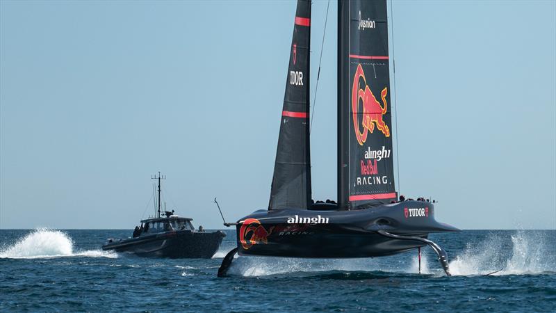 Alinghi Red Bull Racing - AC75 - Day 13 - May 8, 2024 - Barcelona photo copyright Paul Todd/America's Cup taken at Société Nautique de Genève and featuring the AC75 class