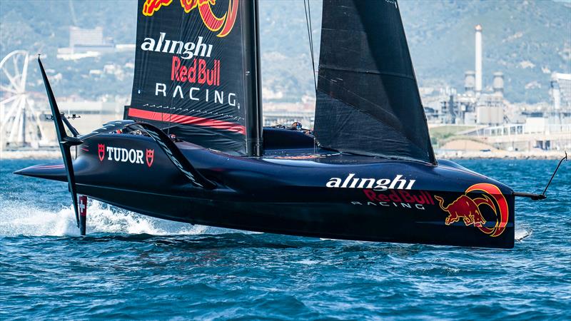 Alinghi Red Bull Racing - AC75 - Day 13 - May 8, 2024 - Barcelona photo copyright Paul Todd/America's Cup taken at Société Nautique de Genève and featuring the AC75 class