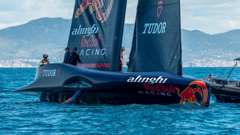 Alinghi Red Bull Racing - AC75 - Day 13 - May 8, 2024 - Barcelona photo copyright Paul Todd/America's Cup taken at Société Nautique de Genève and featuring the AC75 class