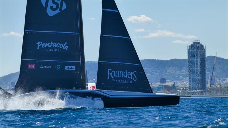 American Magic - AC75 - Day 2 - May 8, 2024 - Barcelona - photo © Alex Carabi / America's Cup