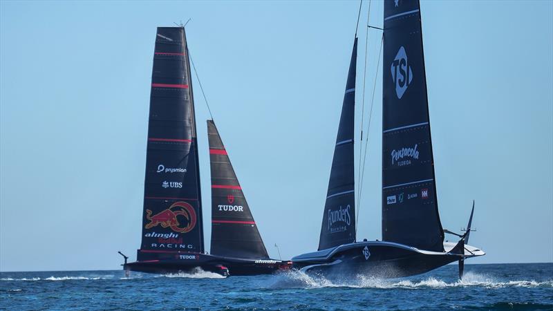 American Magic - AC75 - Day 2 - May 8, 2024 - Barcelona photo copyright Alex Carabi / America's Cup taken at New York Yacht Club and featuring the AC75 class