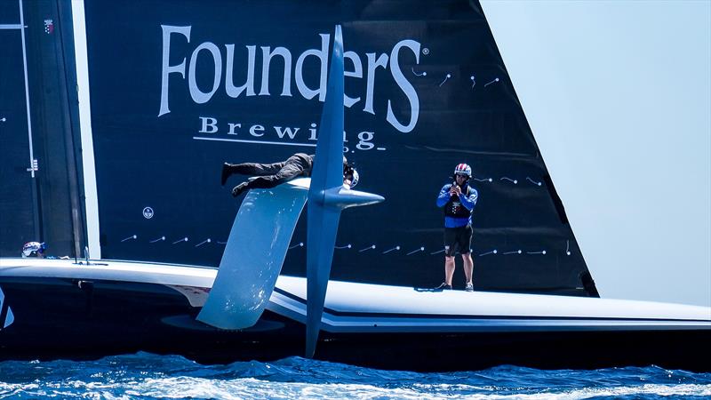 American Magic - AC75 - Day 2 - May 8, 2024 - Barcelona - photo © Alex Carabi / America's Cup