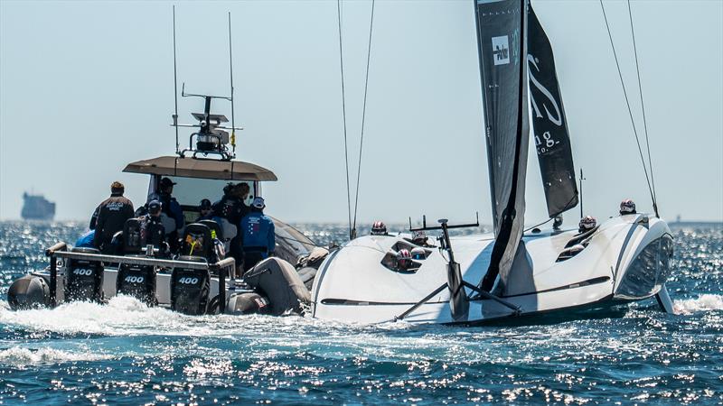 American Magic - AC75 - Day 2 - May 8, 2024 - Barcelona - photo © Alex Carabi / America's Cup