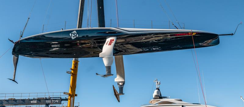 American Magic - AC75 - Day 2 - May 8, 2024 - Barcelona photo copyright Alex Carabi / America's Cup taken at New York Yacht Club and featuring the AC75 class