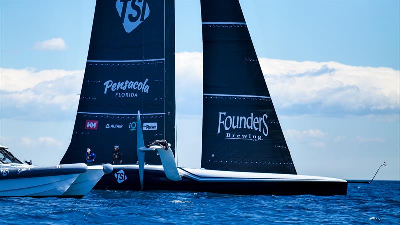 American Magic - AC75 - Day 2 - May 8, 2024 - Barcelona - photo © Alex Carabi / America's Cup