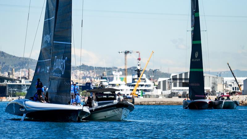 American Magic - AC75 - Day 2 - May 8, 2024 - Barcelona - photo © Alex Carabi / America's Cup