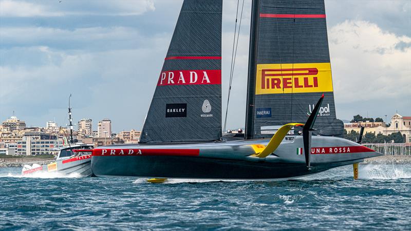 Luna Rossa - AC75 - Day 11 - May 8, 2024 - Cagliari photo copyright Ivo Rovira / America's Cup taken at Circolo della Vela Sicilia and featuring the AC75 class