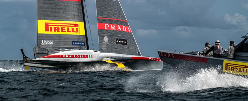 Luna Rossa - AC75 - Day 11 - May 8, 2024 - Cagliari photo copyright Ivo Rovira / America's Cup taken at Circolo della Vela Sicilia and featuring the AC75 class