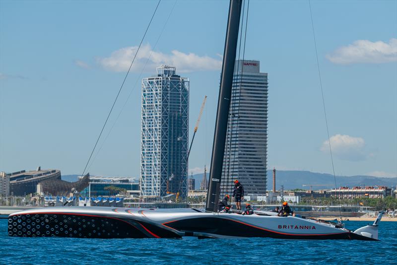 INEOS Britannia - AC75 - May 8, 2024 - Barcelona - photo © Job Vermeulen / America's Cup