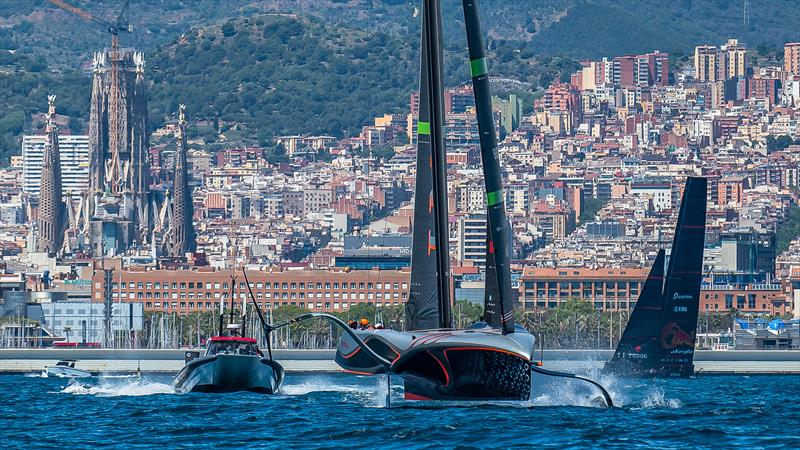 INEOS Britannia - AC75 - May 8, 2024 - Barcelona photo copyright Job Vermeulen / America's Cup taken at Royal Yacht Squadron and featuring the AC75 class