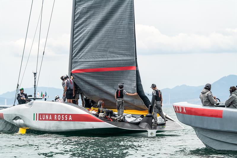 Luna Rossa - AC75 - Day 13 - May 10, 2024 - Cagliari photo copyright Ivo Rovira / America's Cup taken at Circolo della Vela Sicilia and featuring the AC75 class