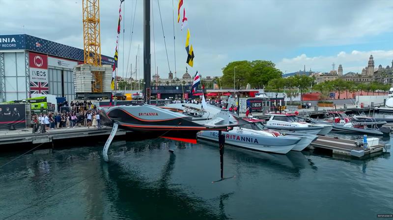 Britannia naming Ceremony - Barcelona - May 18, 2024 - photo © Sail-World