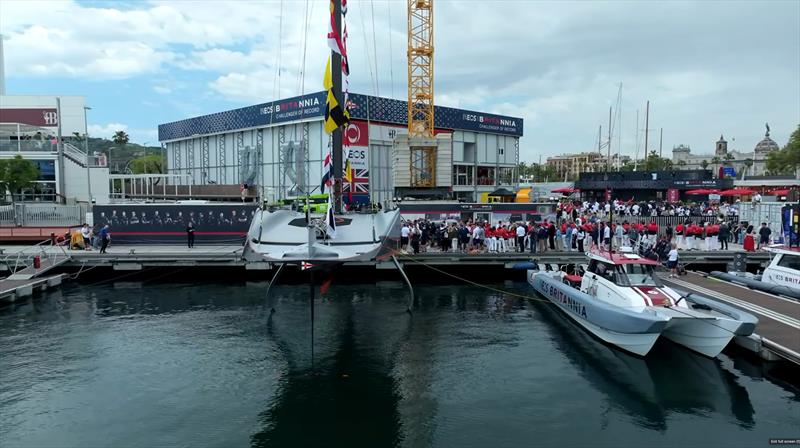 Britannia naming Ceremony - Barcelona - May 18, 2024 - photo © Sail-World