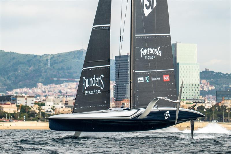 American Magic - AC75 - Day 7 - May 17, 2024 - Barcelona photo copyright Alex Carabi / America's Cup taken at New York Yacht Club and featuring the AC75 class