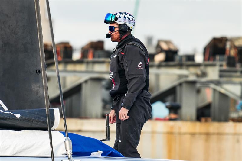 Tom Slingsby - American Magic - AC75 - Day 7 - May 17, 2024 - Barcelona photo copyright Alex Carabi / America's Cup taken at New York Yacht Club and featuring the AC75 class